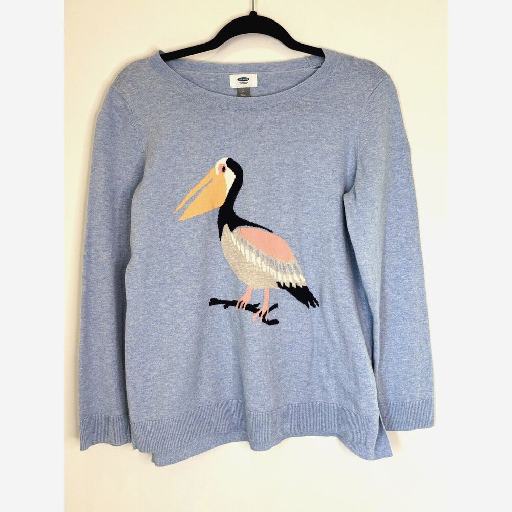 Old Navy Pelican Crewneck Sweater Women's Size Large a45